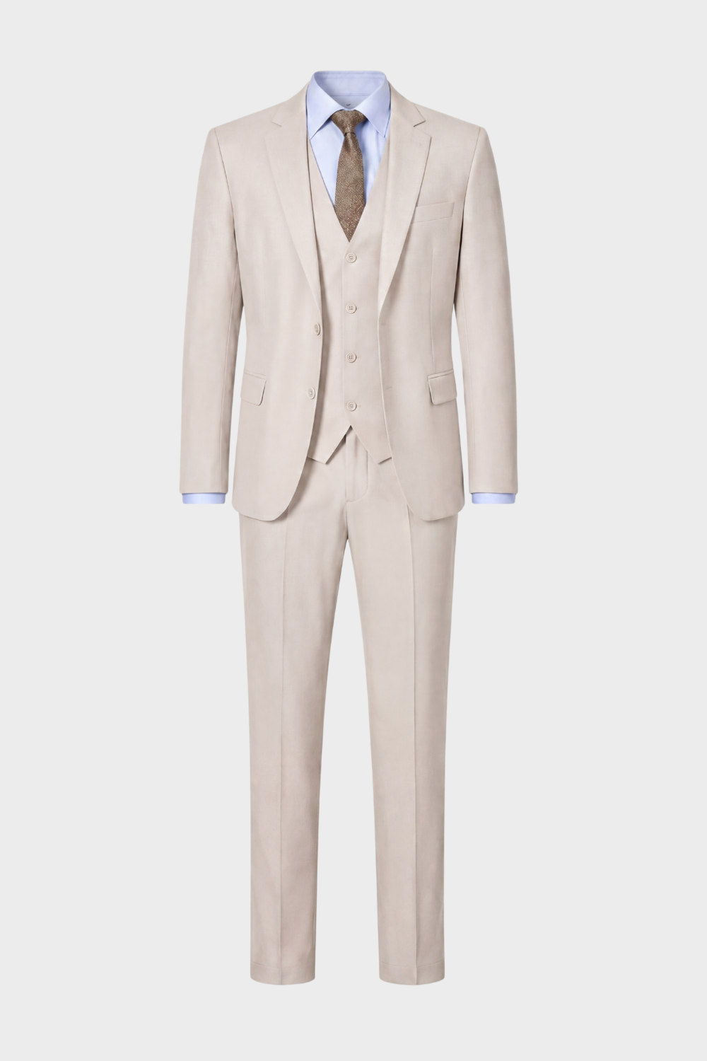 Herren Anzug 3-Teilig | Weste Slim