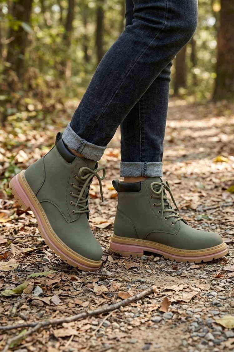 Herren Schnürboots | Profilsohle & Knöchelhoch