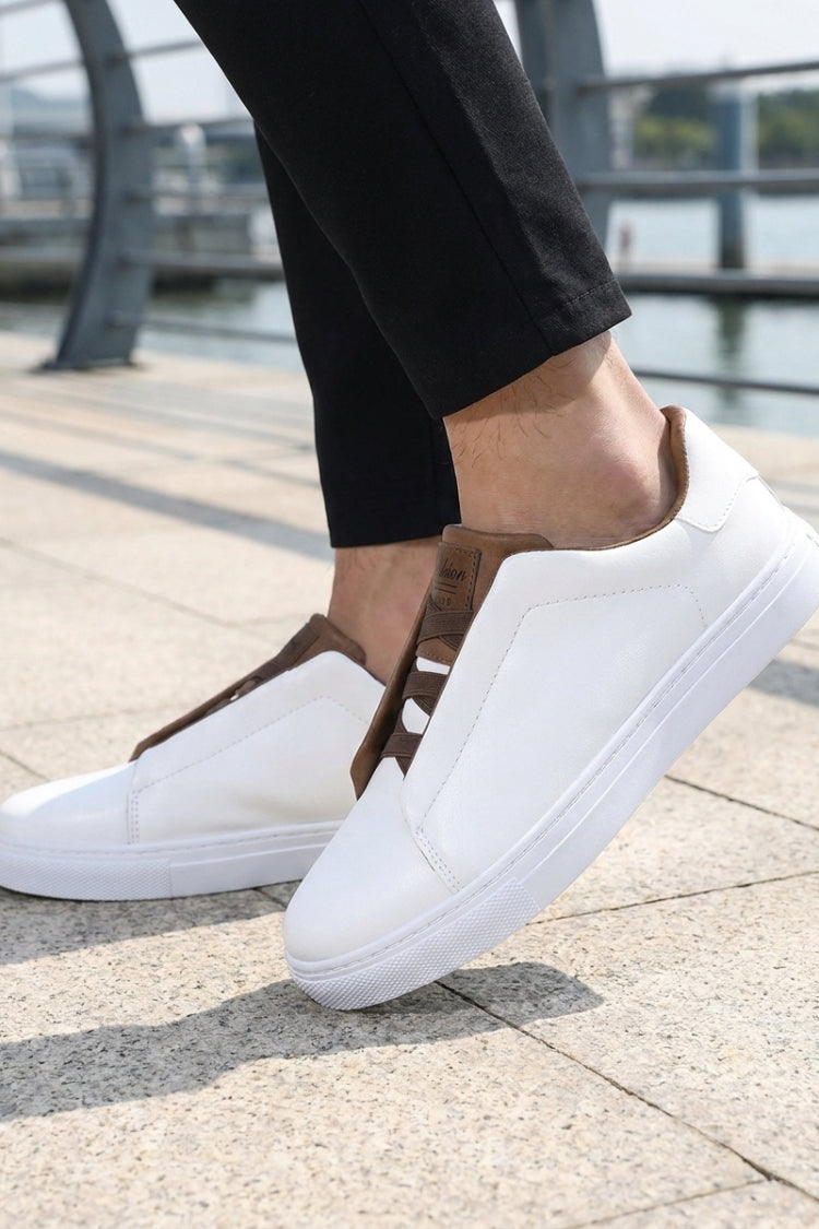 Herren Slip-On Sneaker | Klares Low-Top-Design