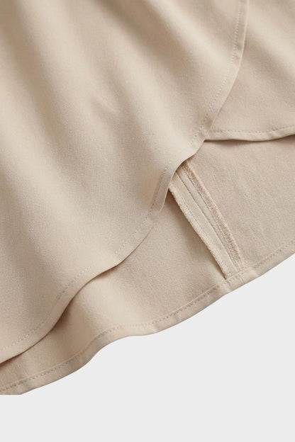 Maxikleid Damen Wickelkleid mit V-Ausschnitt