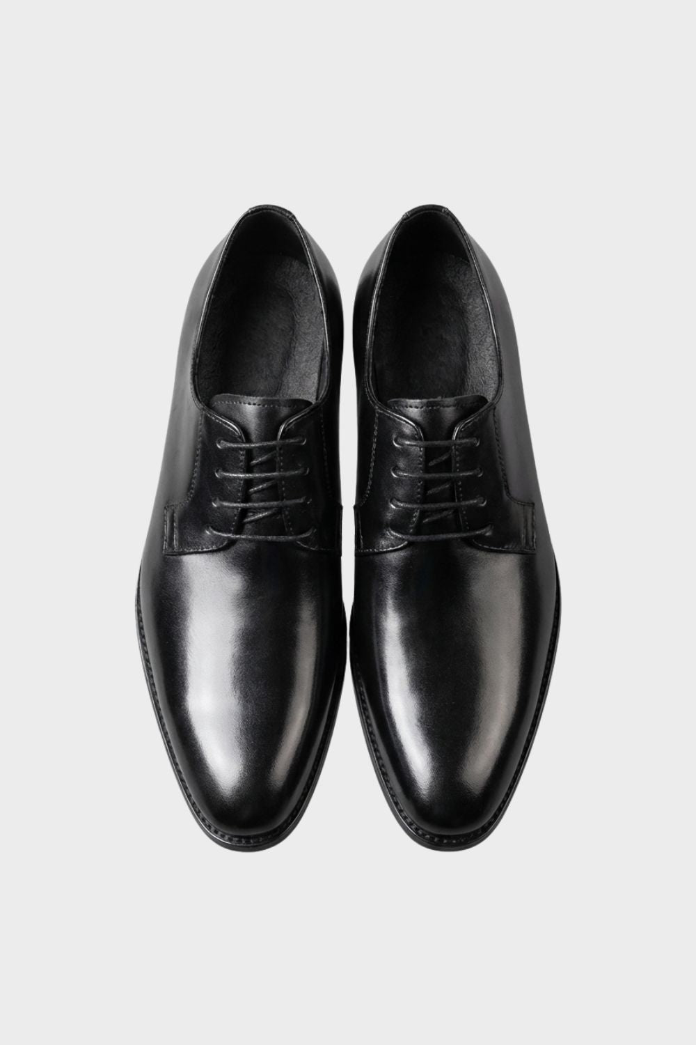 Lederschuhe Herren mit Schnürung und glatter Kappe