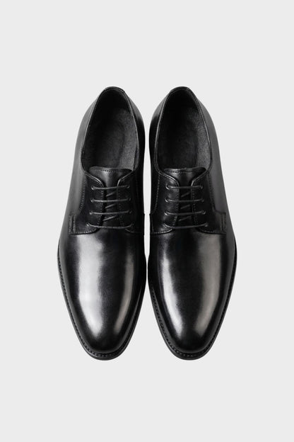 Lederschuhe Herren mit Schnürung und glatter Kappe