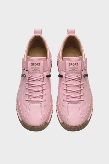 Sneaker Damen mit Klettverschluss und Schnürung