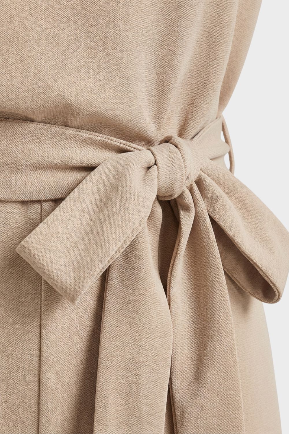 Jumpsuit Damen Lang mit Bindegürtel und Kurzarm