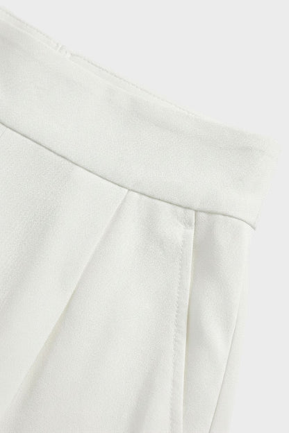 Jumpsuit Damen Lang mit V-Ausschnitt und weitem Bein