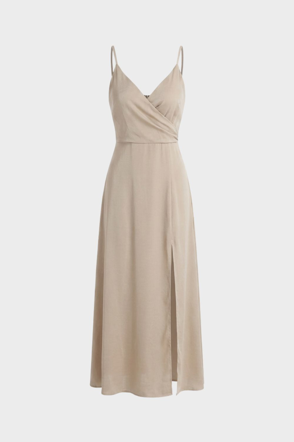 Damen Maxikleid Schwarz – Komplettansicht im Studio für Hochzeitsgast-Outfit