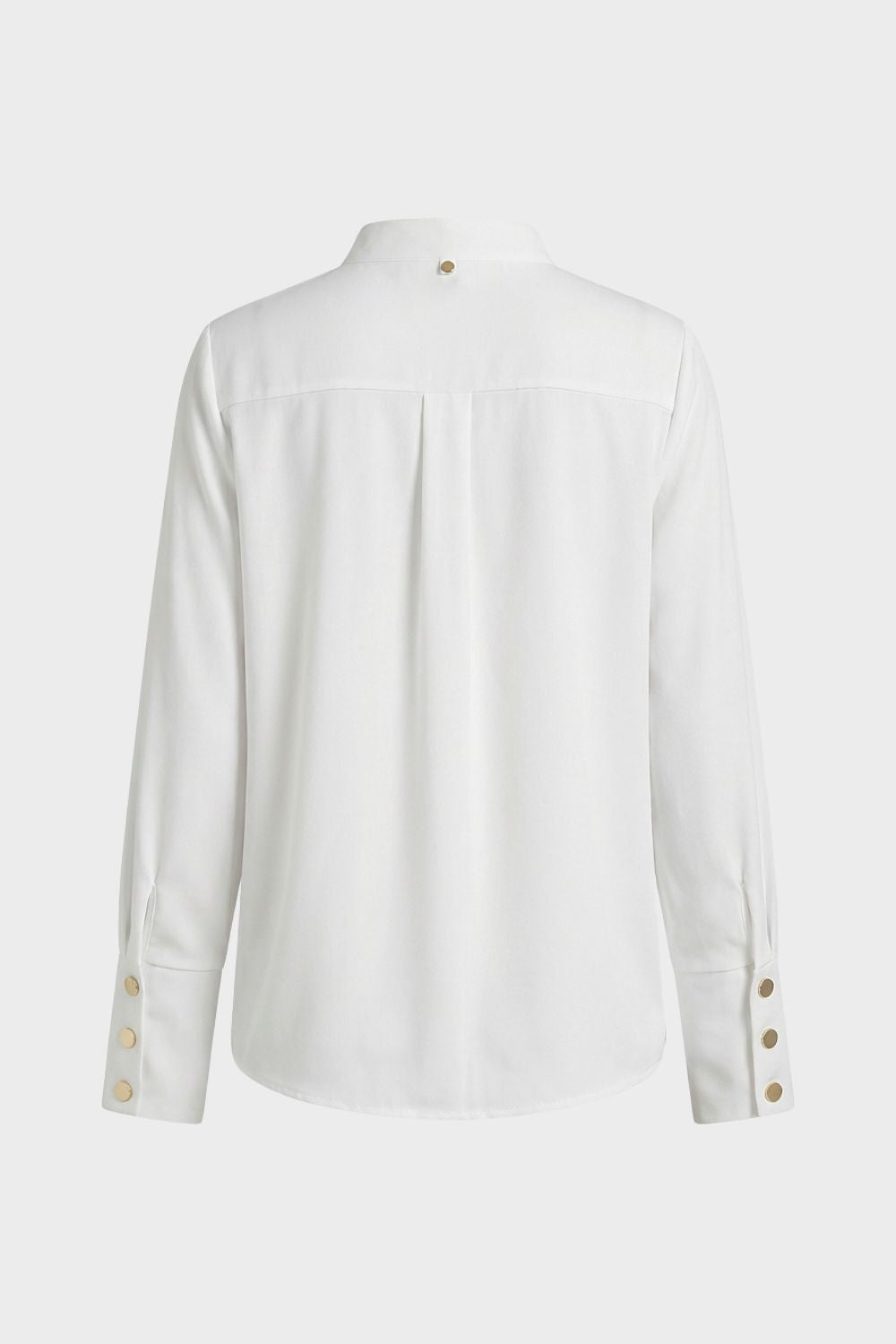 Bluse Damen Stehkragen mit Knopfleiste Langarm