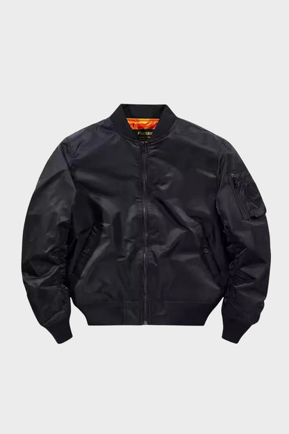 Bomberjacke Herren Fliegerjacke mit Reißverschluss