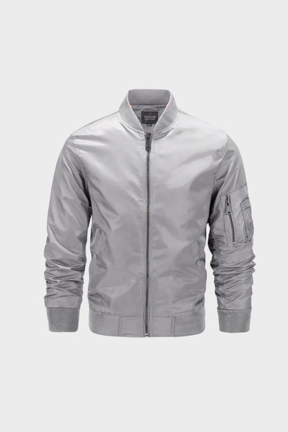 Bomberjacke Herren Fliegerjacke mit Reißverschluss
