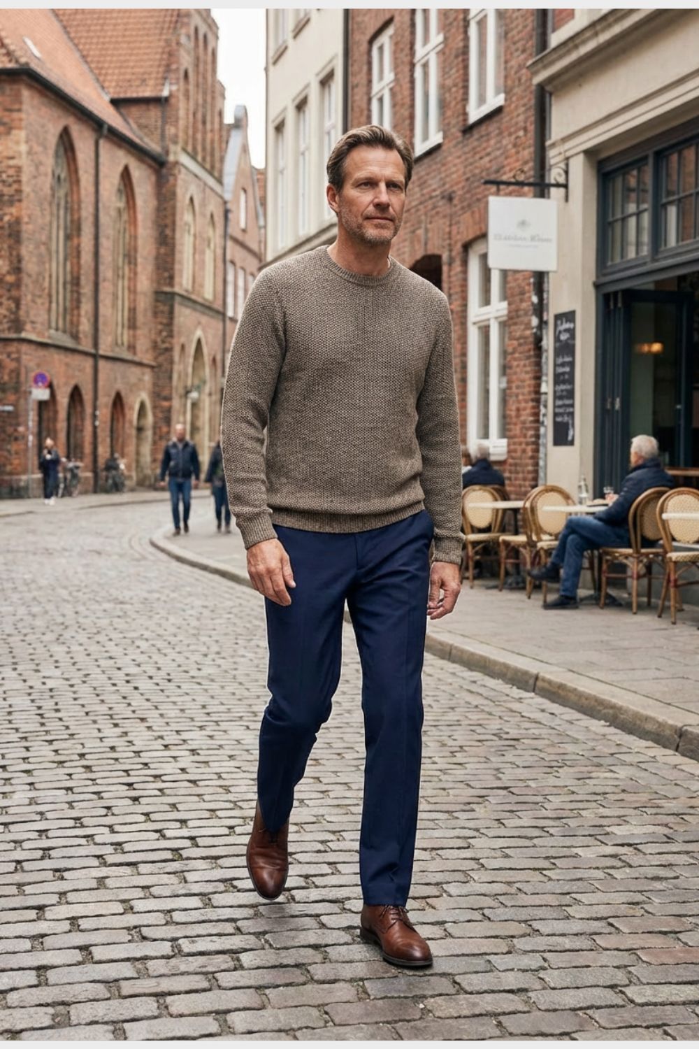 Anzughose Herren Stoffhose Slim Fit
