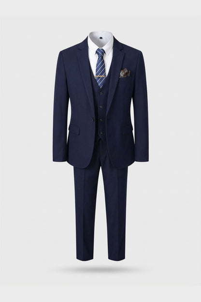 Anzug Herren Dreiteiler Slim Fit