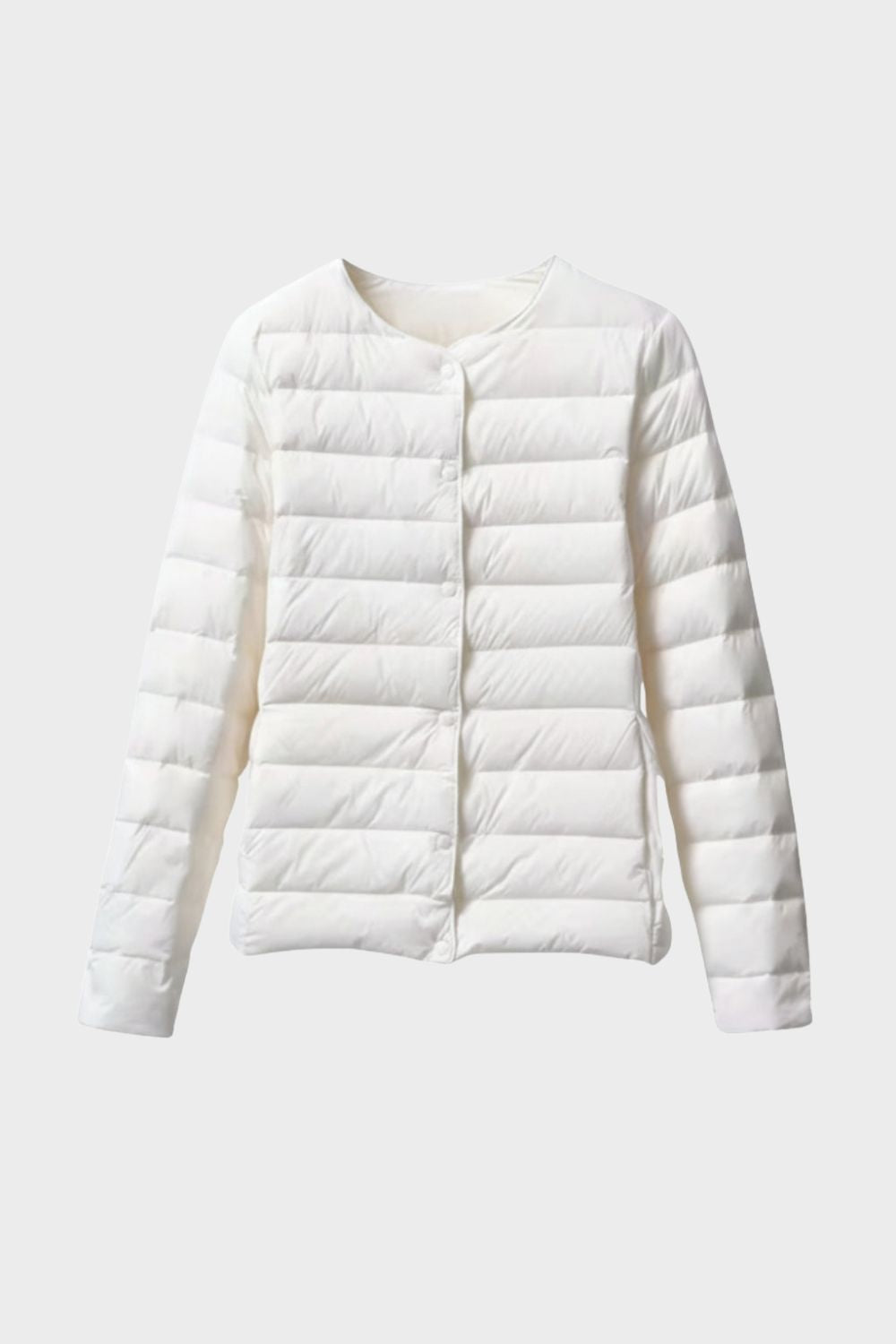 Steppjacke Damen Leichtjacke mit Druckknöpfen
