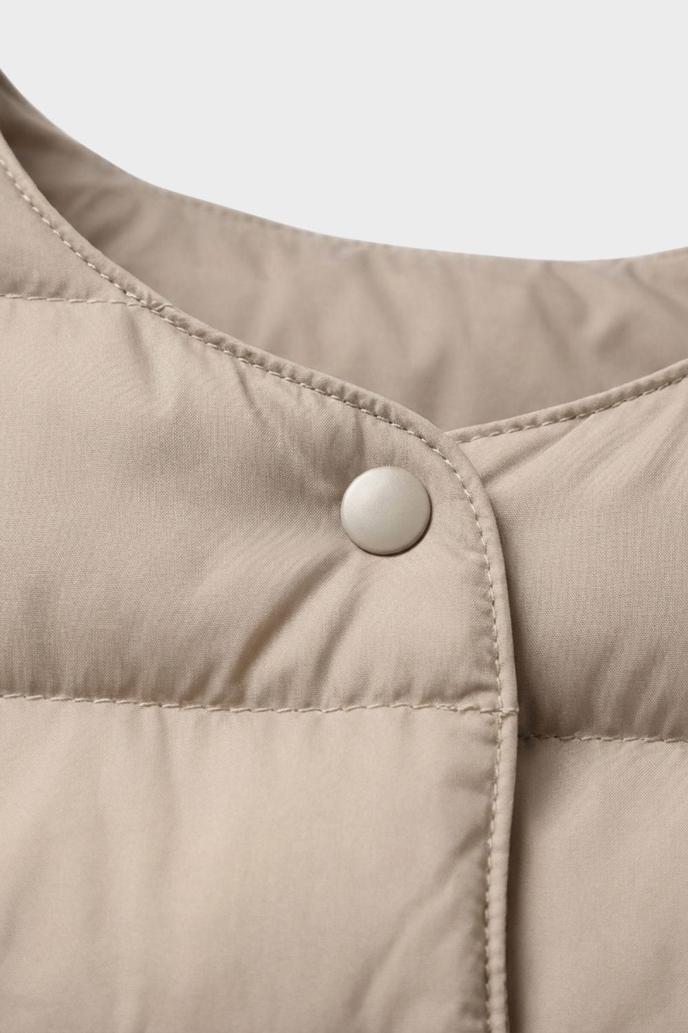 Steppjacke Damen Leichtjacke mit Druckknöpfen
