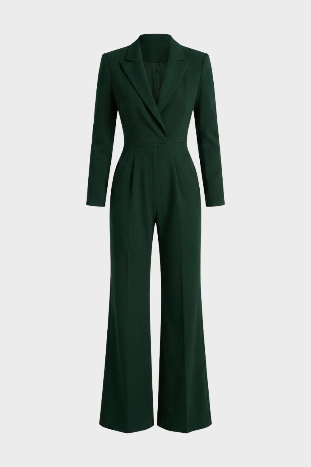 Jumpsuit Damen Elegant Bordeaux mit weitem Bein