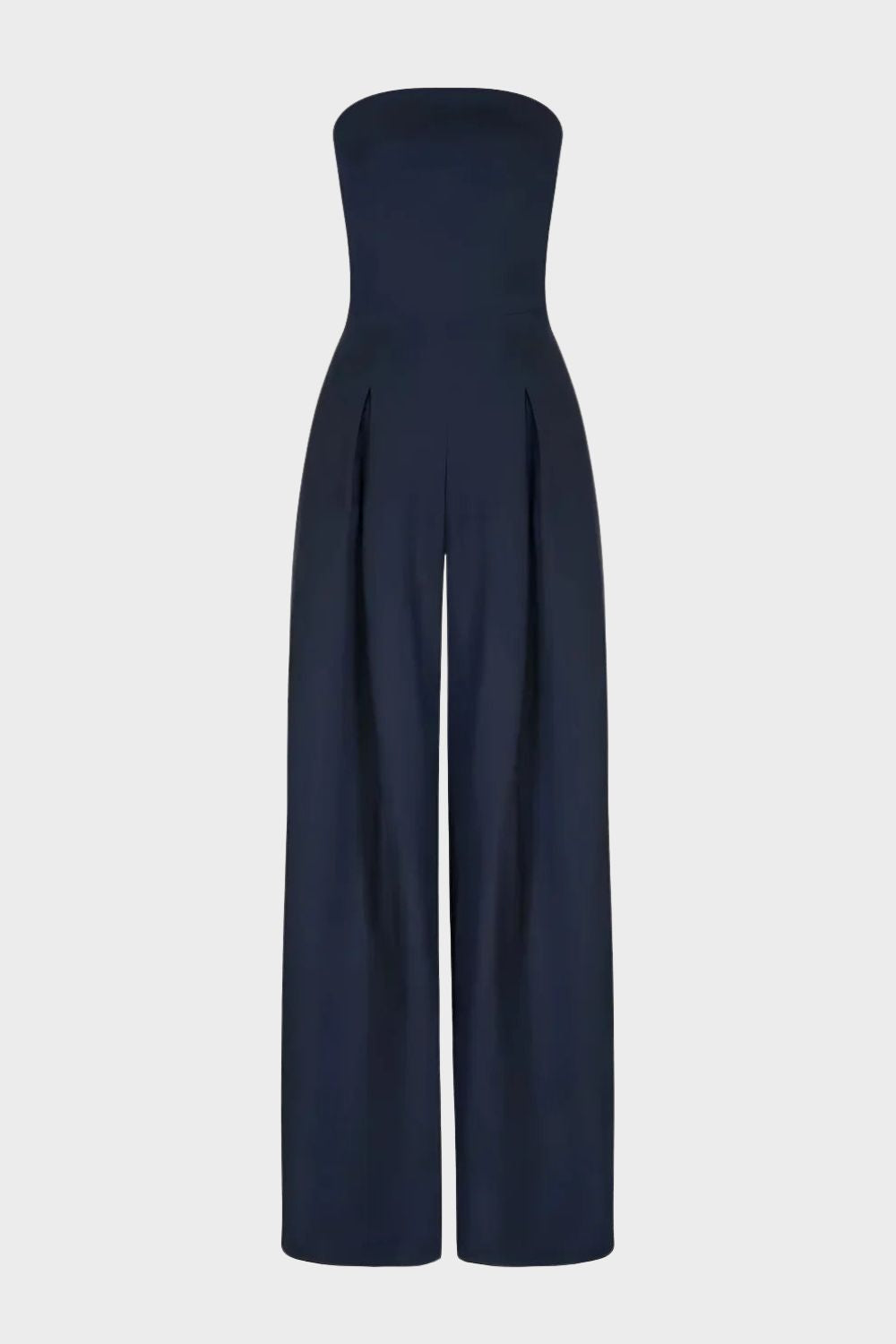 Jumpsuit Damen Bandeau mit weitem Bein