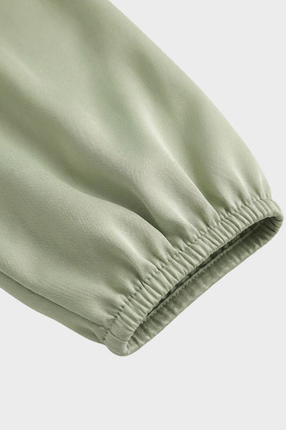 Kleid Damen Langarm mit Stehkragen
