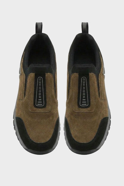 Sneaker Herren Slip On mit Profilsohle
