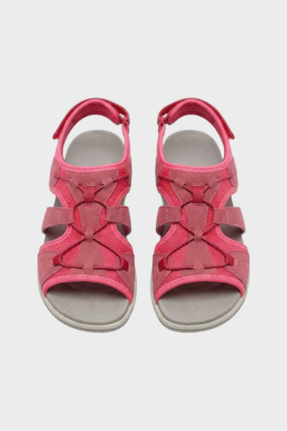 Sandalen Damen mit Klettverschluss und Riemen