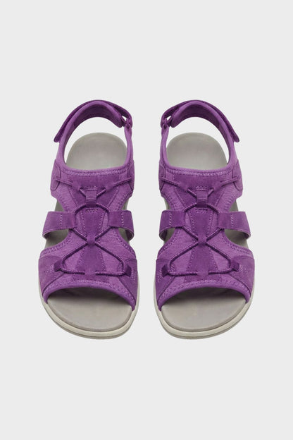 Sandalen Damen mit Klettverschluss und Riemen
