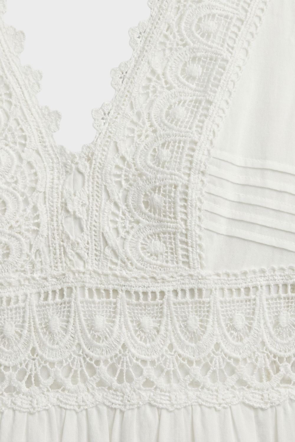 Maxikleid Damen mit V Ausschnitt und Spitze