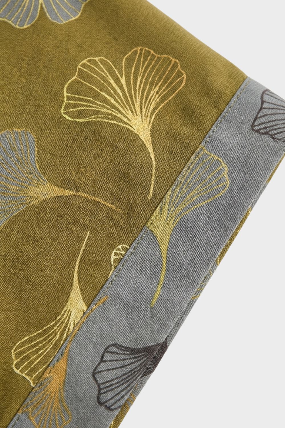 Kimono Damen Bademantel mit Gürtel und Muster knielang
