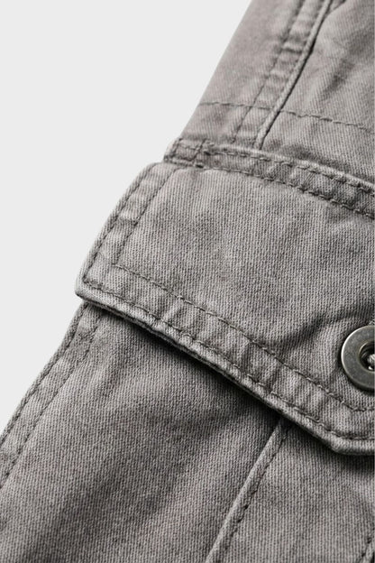 Cargo Shorts Herren kurze Hose mit Taschen und Gürtel