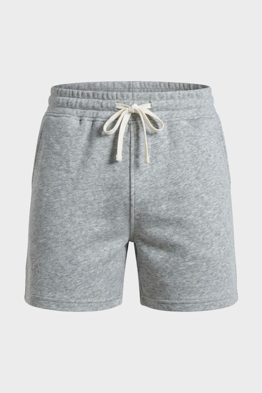 Herren Jogging Shorts mit elastischem Bund und Kordelzug