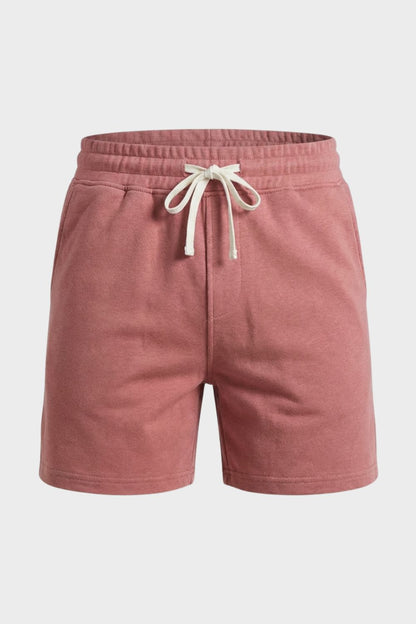Herren Jogging Shorts mit elastischem Bund und Kordelzug