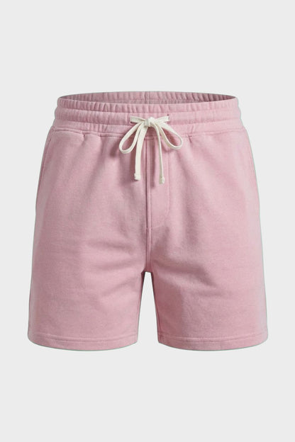 Herren Jogging Shorts mit elastischem Bund und Kordelzug