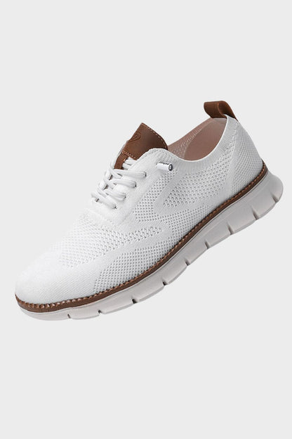Sneaker Herren mit Schnürung und Strickoptik