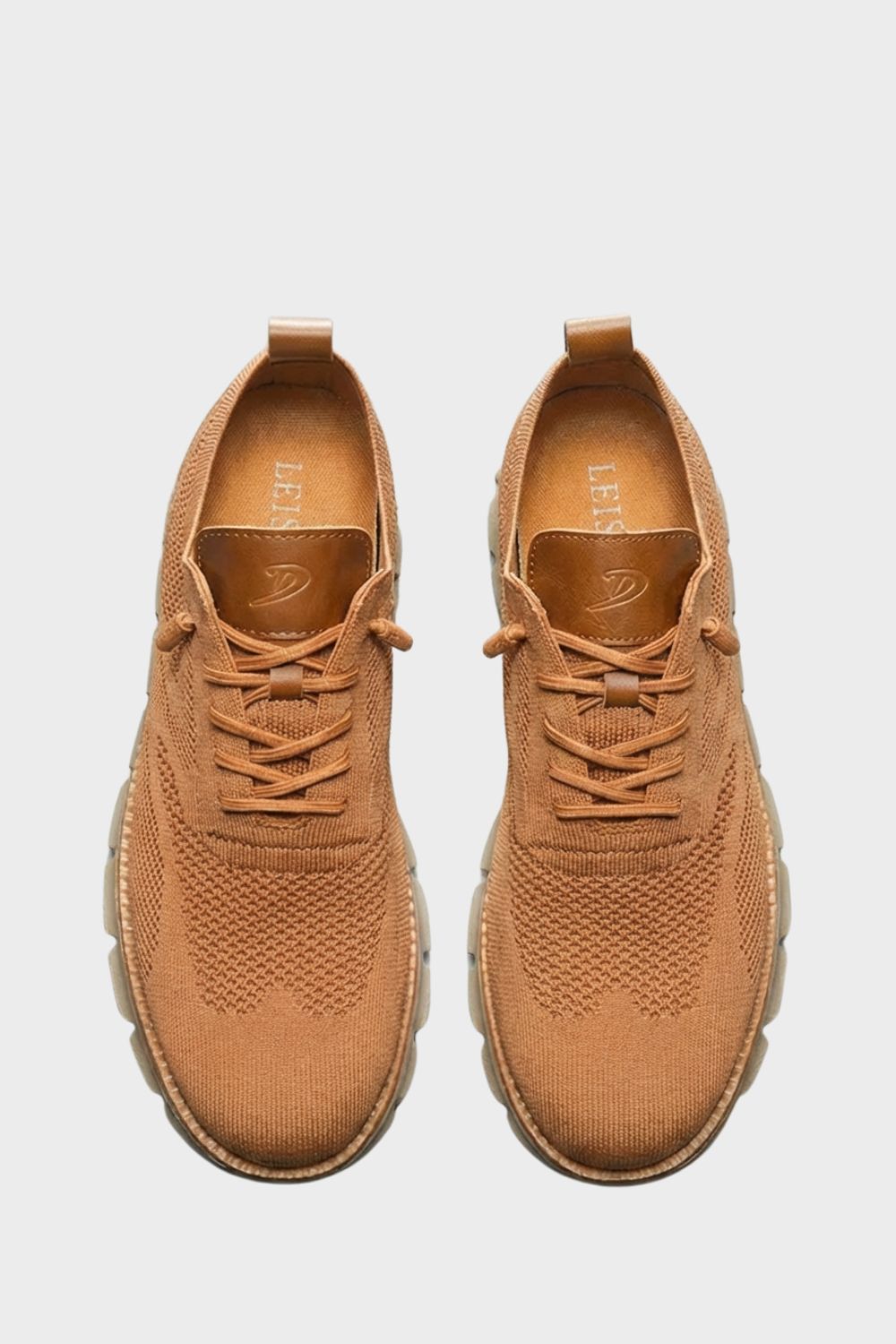Sneaker Herren mit Schnürung und Strickoptik