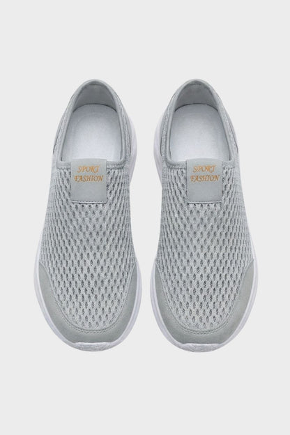 Sneaker Herren Slipper mit Mesh und Profilsohle