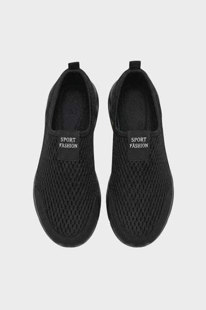 Sneaker Herren Slipper mit Mesh und Profilsohle