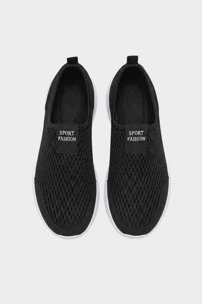 Sneaker Herren Slipper mit Mesh und Profilsohle