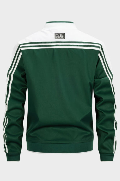 Trainingsjacke Herren mit Reißverschluss und Stehkragen