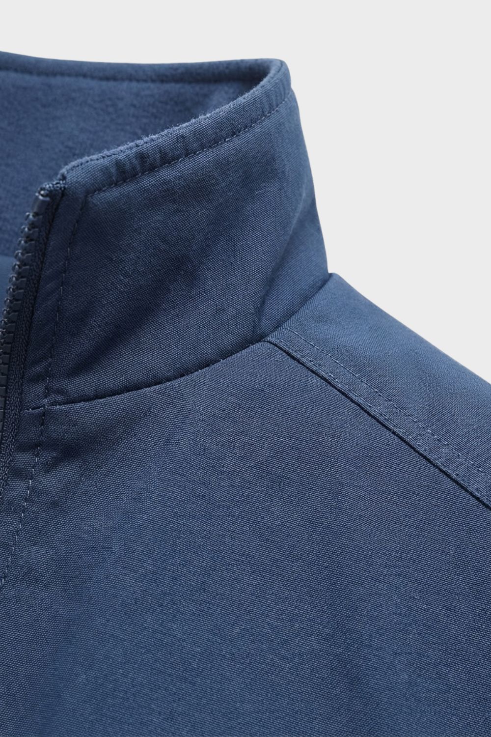 Herren Jacke mit Stehkragen und Reißverschluss