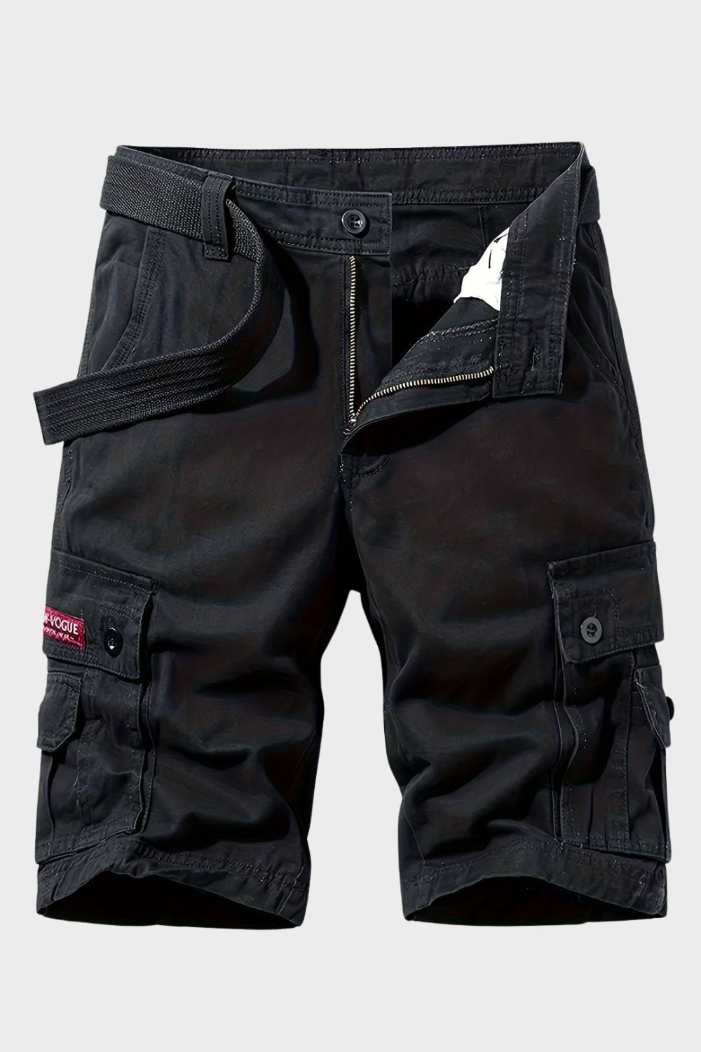 Cargo Shorts Herren kurze Hose mit Taschen und Gürtel
