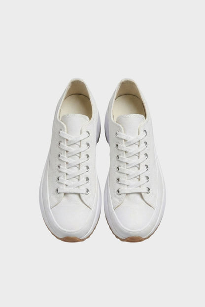 Sneaker Damen Turnschuhe Low mit Schnürung und Gummikappe
