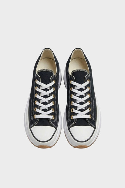 Sneaker Damen Turnschuhe Low mit Schnürung und Gummikappe