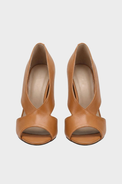 Damen Peeptoe Pumps mit Stiletto Absatz