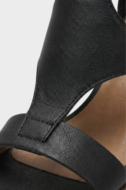 Sandalen Damen mit Knöchelriemen und Blockabsatz