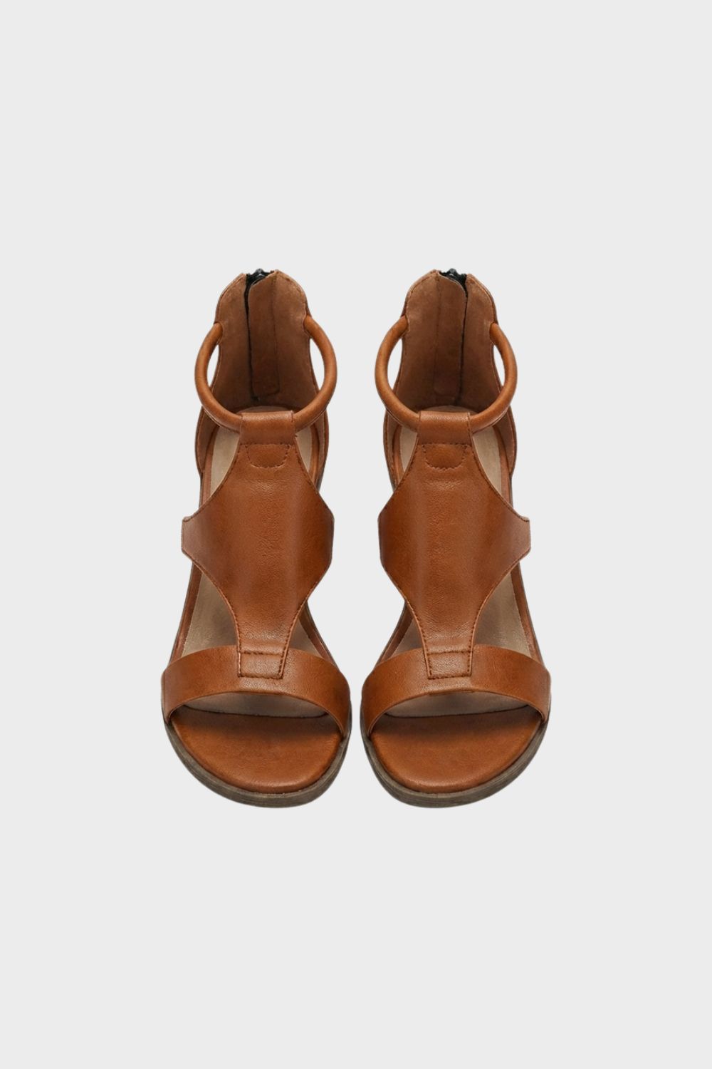 Sandalen Damen mit Knöchelriemen und Blockabsatz