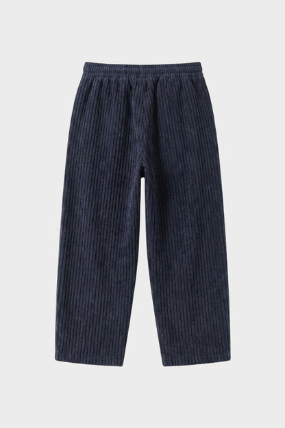 Herren Cordhose mit Gummibund und weitem Bein
