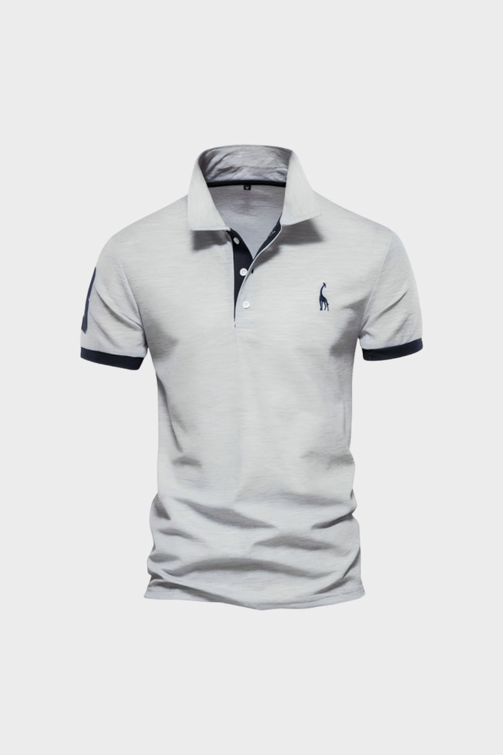 Poloshirt Herren Kurzarm mit Kontrastkragen