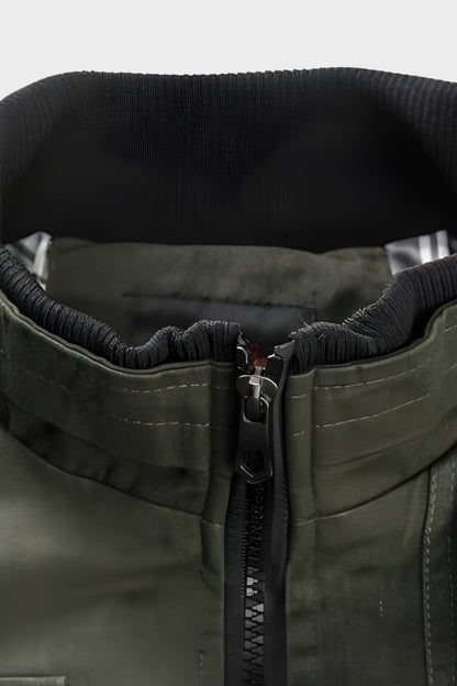 Herren Jacke mit Reißverschluss und Stehkragen