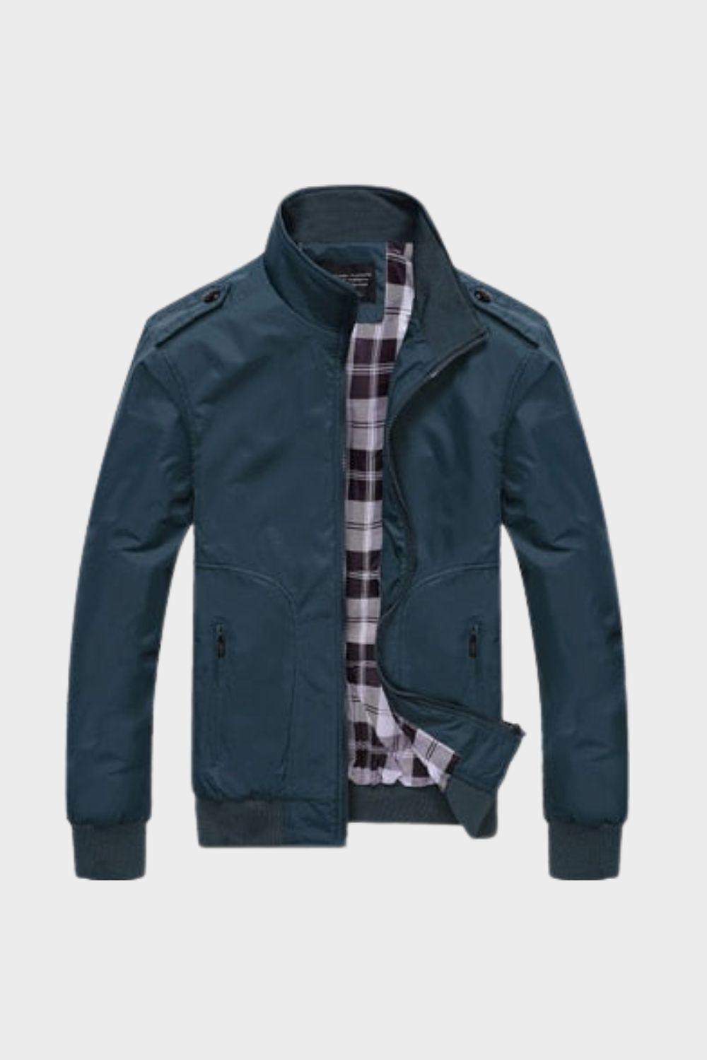 Jacke Herren mit Reißverschluss und Stehkragen