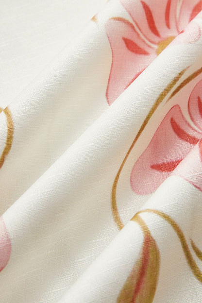 Kleid Damen Sommerkleid mit Blumenmuster