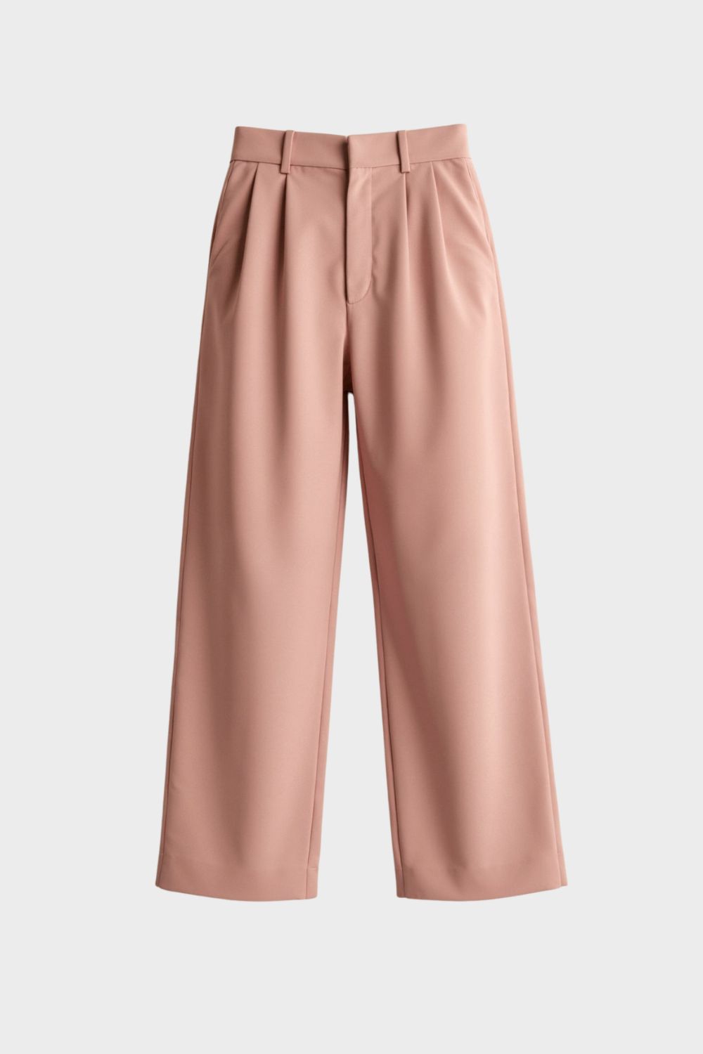 Stoffhose Damen Weite Hose mit Hoher Taille