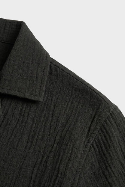 Herren Pyjama Set aus Baumwolle mit Kurzarm Hemd