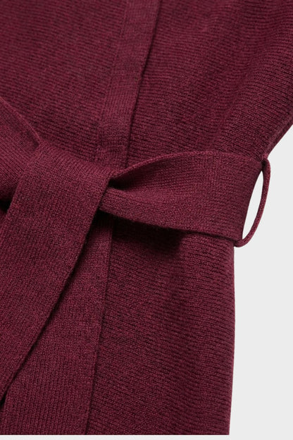 Damen Wickelbluse mit Gürtel und V-Ausschnitt